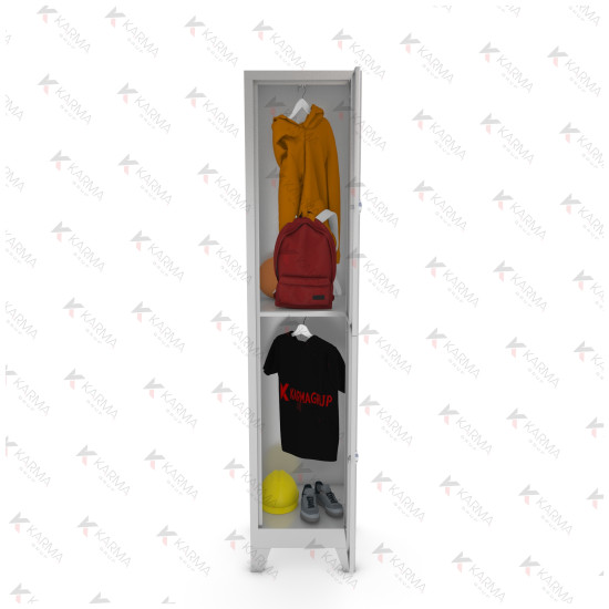 TEK İKİLİ SOYUNMA DOLABI