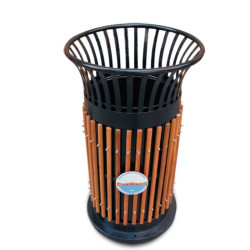 KR-105 AĞAÇLI KAFES ÇÖP KOVASI KR-105 AĞAÇLI KAFES ÇÖP KOVASI